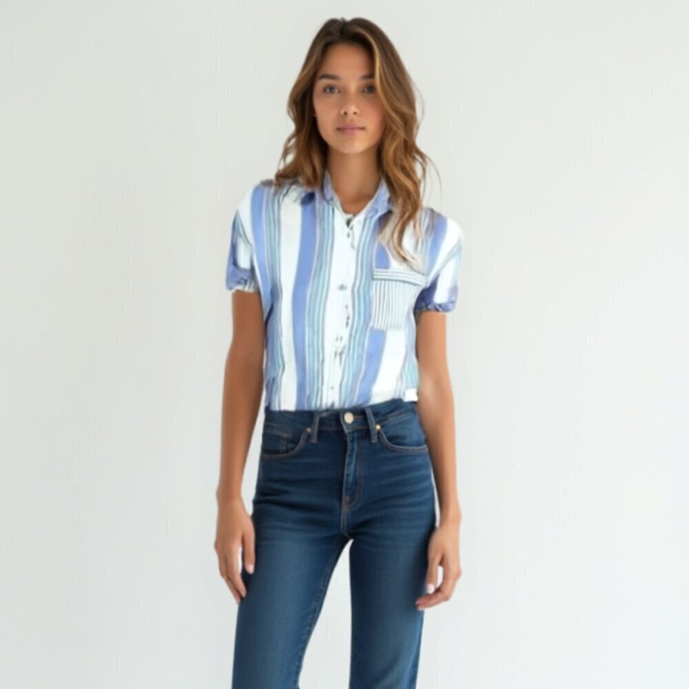 **Stars above  pyjama style shirt